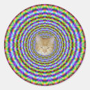 Buscar ilusión óptica pegatinas Azul