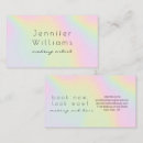 Buscar simetría tarjetas de visita Artista de maquillaje elegante