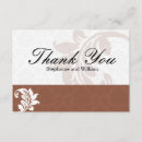 Buscar damask wedding tarjetas Marrón