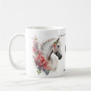 Buscar unicornio blanco tazas Rosa