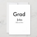 Buscar simple invitaciones graduacion Clase de 20xx