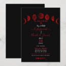 Buscar negro rojo oscuro invitaciones Gótico