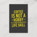 Buscar coffee tarjetas de visita Bebida