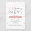 Buscar trigésimo invitaciones Para ella