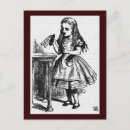 Buscar tenniel postales Alice en wonderland