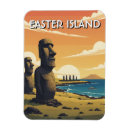 Buscar moai imanes Isla de pascua