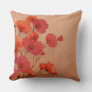Buscar amapolas rojas cojines Flores