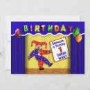 Buscar bufón invitaciones Payaso