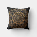 Buscar mandala negra cojines Ornamentado