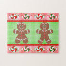 Buscar hombre de pan de jengibre puzzles Rojo