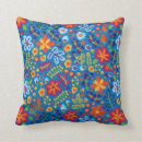 Buscar flores del bordado cojines Étnico