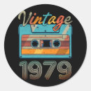 Buscar hecho en 1979 pegatinas Retro