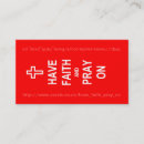 Buscar ruegue tarjetas de visita Cristianismo