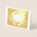 Buscar mariscos tarjetas Cangrejos