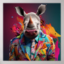 Buscar rinoceronte blanco arte Rinocerontes blancos