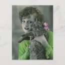 Buscar gato francés postales Mujer