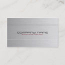 Buscar aluminio tarjetas de visita Gris
