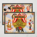 Buscar circo del vintage invitaciones Carnaval