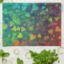 Buscar corazones rojos paños de cocina Amar