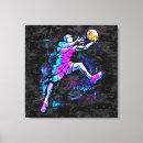 Buscar baloncesto lienzos Jugador de baloncesto