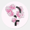 Buscar símbolo femenino postales Flor