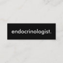 Buscar endocrinólogo tarjetas de visita Profesional