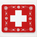 Buscar bandera suiza alfombrillas de raton Patriótico