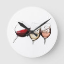 Buscar ducha relojes de pared Vino