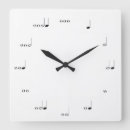 Buscar notas musicales relojes de pared Música