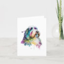 Buscar collie tarjetas Acuarela