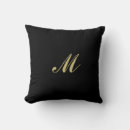 Buscar oro negro cojines Iniciales
