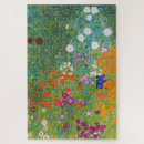 Buscar flores del klimt de gustavo puzzles Jardín