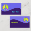 Buscar peace tarjetas de visita Amor