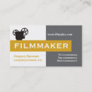 Buscar cineasta tarjetas de visita Moderno