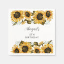Buscar girasoles servilletas Acuarela