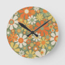 Buscar setenta relojes de pared Floral
