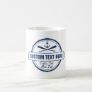 Buscar ancla del vintage tazas Náutico