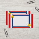 Buscar patrióticas tarjetas de visita 3 ª