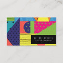 Buscar puntos y líneas tarjetas de visita Geométrico