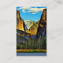 Buscar parque nacional tarjetas de visita Yosemite