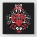 Buscar chica del gótico relojes de pared General y unisex