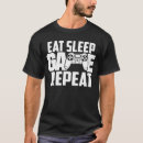 Buscar eat sleep game camisetas Divertido