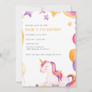 Buscar unicornio lindo invitaciones Para ella