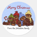 Buscar familia oso pegatinas Navidades