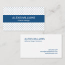 Buscar lunares y rayas tarjetas de visita Moderno