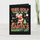 Buscar golf tarjetas de navidad Familia