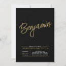 Buscar eventos invitaciones Negro y oro