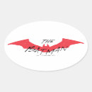 Buscar icono ovales pegatinas Logotipo de murciélago
