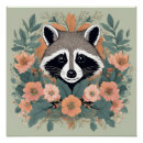 Buscar raccoon arte Acuarela