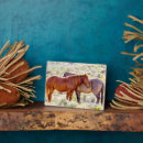 Buscar caballos salvajes placas fotograbadas Equino